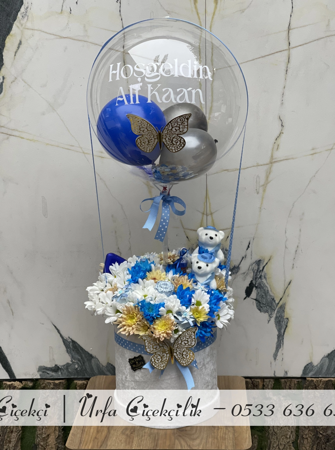 Balonlu Bebek Aranjaman