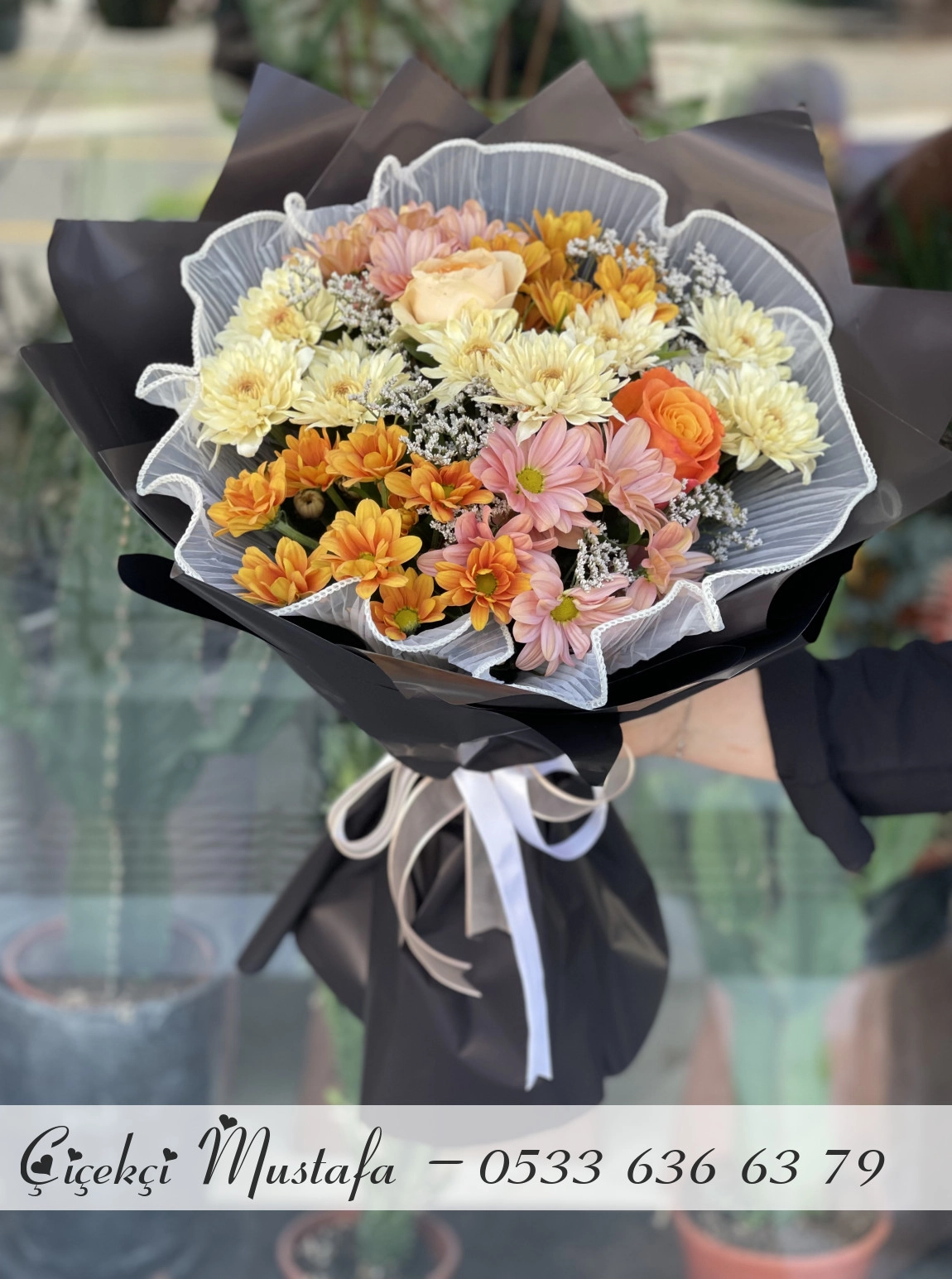 Kahverengi Tonlarında Buket