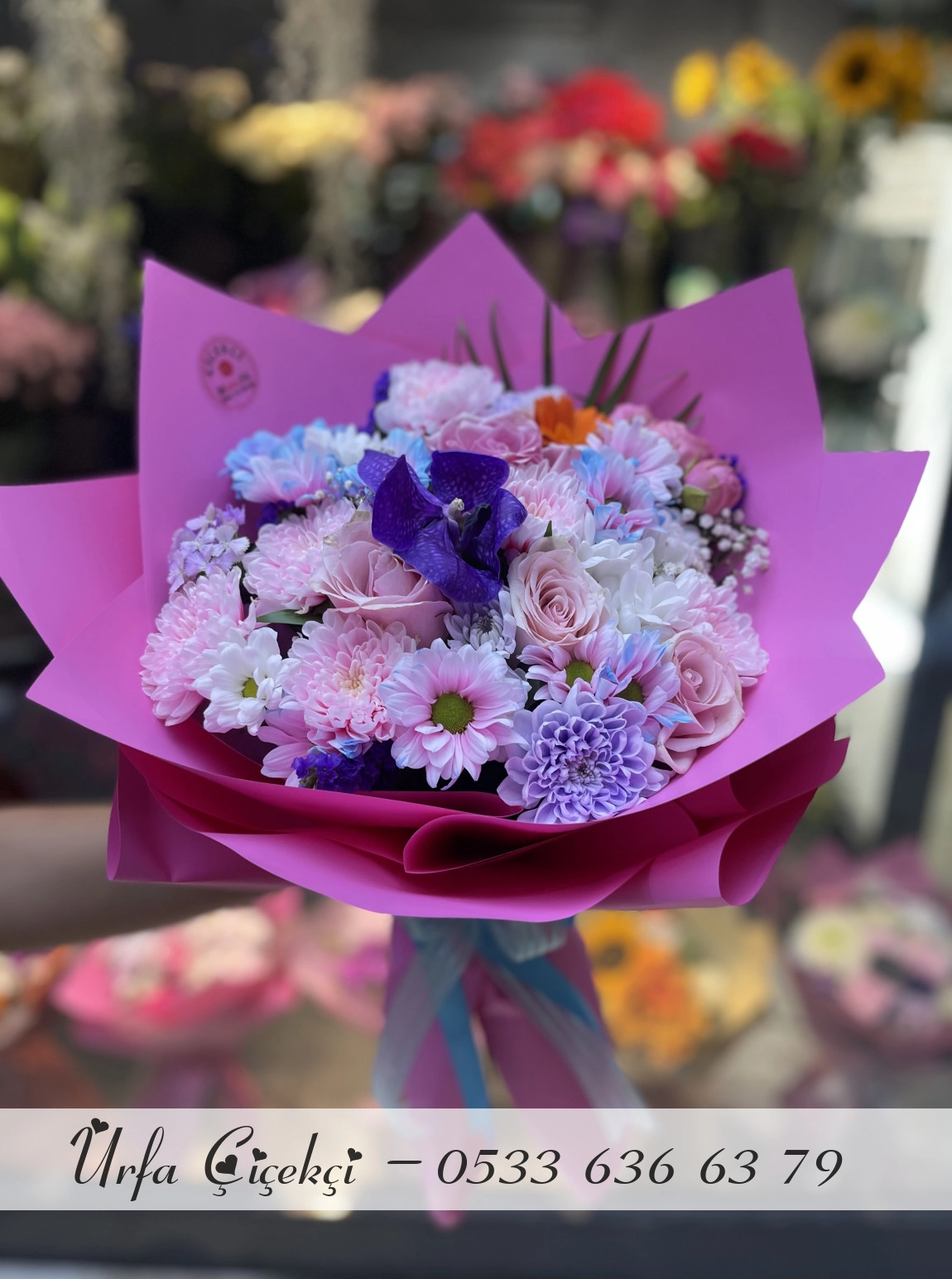 Pembe Ağırlıklı Mevsim Buket’i