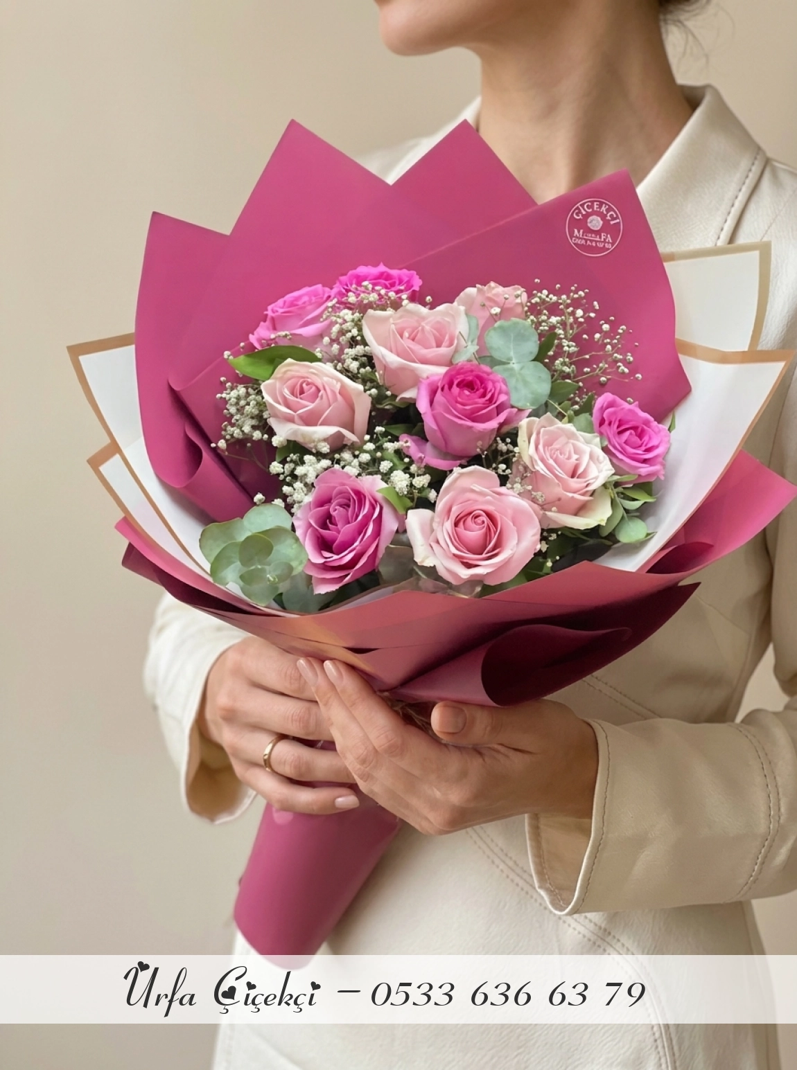 Pembe Gül Buketi