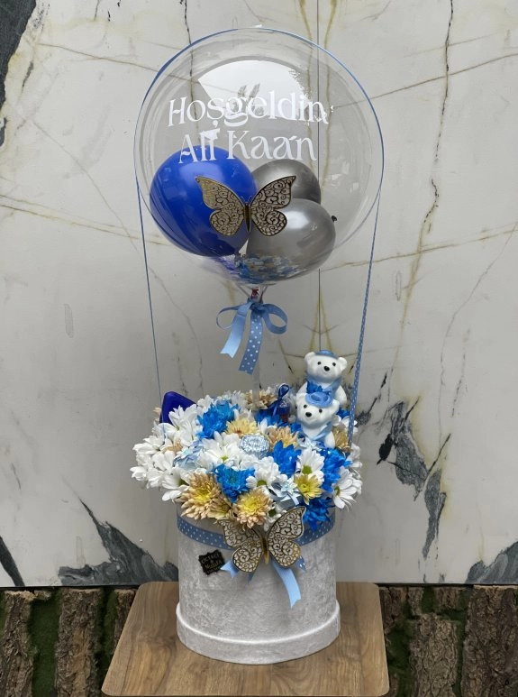 Balonlu Bebek Aranjaman