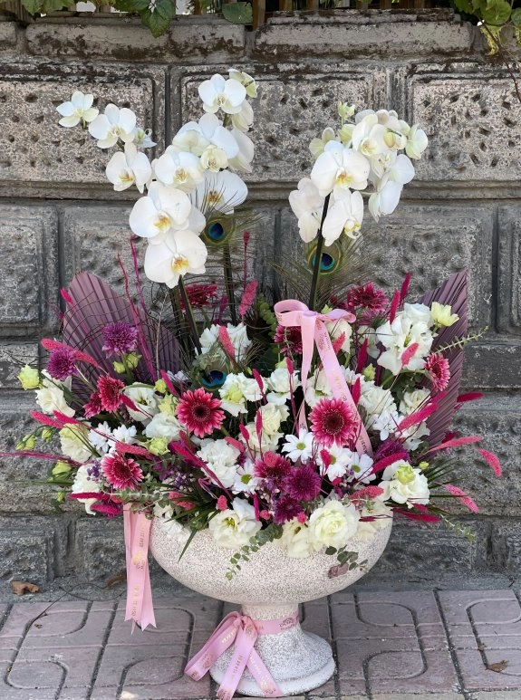 Dev Boy Orkide Aranjamanı